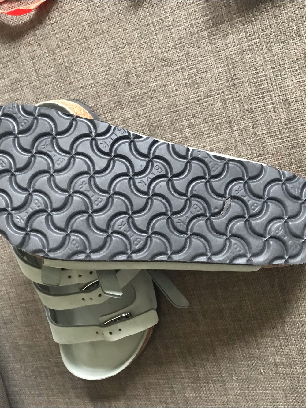 Birkenstock 37 Florida Fresh Sandals in Pure Sage EUC - Picture 5 of 5